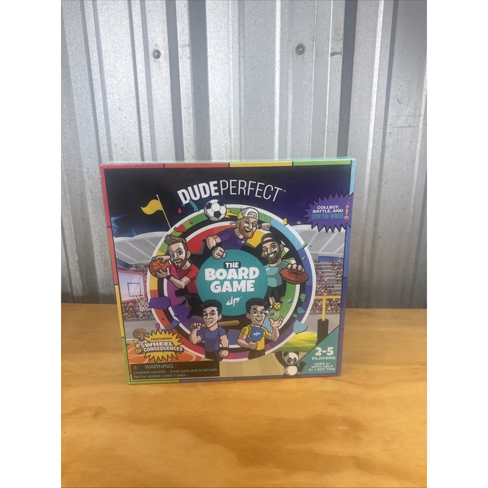 Dude Perfect The Ultimate Battle Board Game 2-5 Players Age 4+ with Help 8+ NEW
